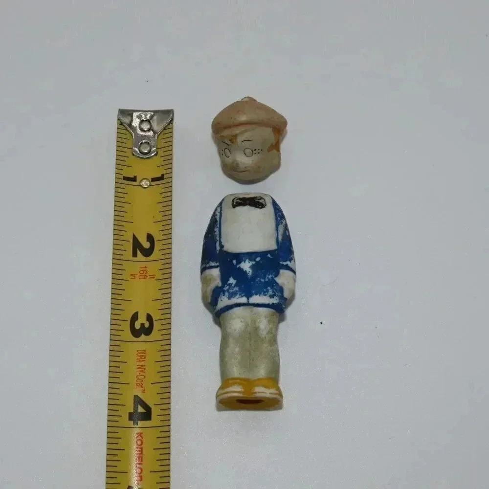 Vintage SMITTY 1930s Bisque Nodder Character figure MOON MULLINS Comic - Picture 2 of 3